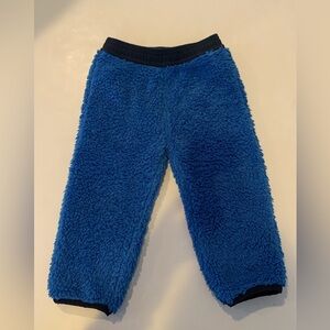The North Face Plushee Blue Pants Size 12 To 18 Months Sherpa Fleece
